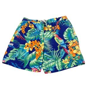Polo‎ Ralph Lauren Swim Trunks Mens 2XB Floral Print Swimsuit